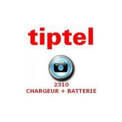 tiptel 2310 -Carte chargeur + batterie, autonomie 1 heure