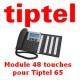 TM-48-Module 48 touches pour poste tiptel 65 système: 1 max