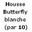 Housse Butterfly blanche (par 10)